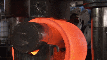 Forging over mandrel